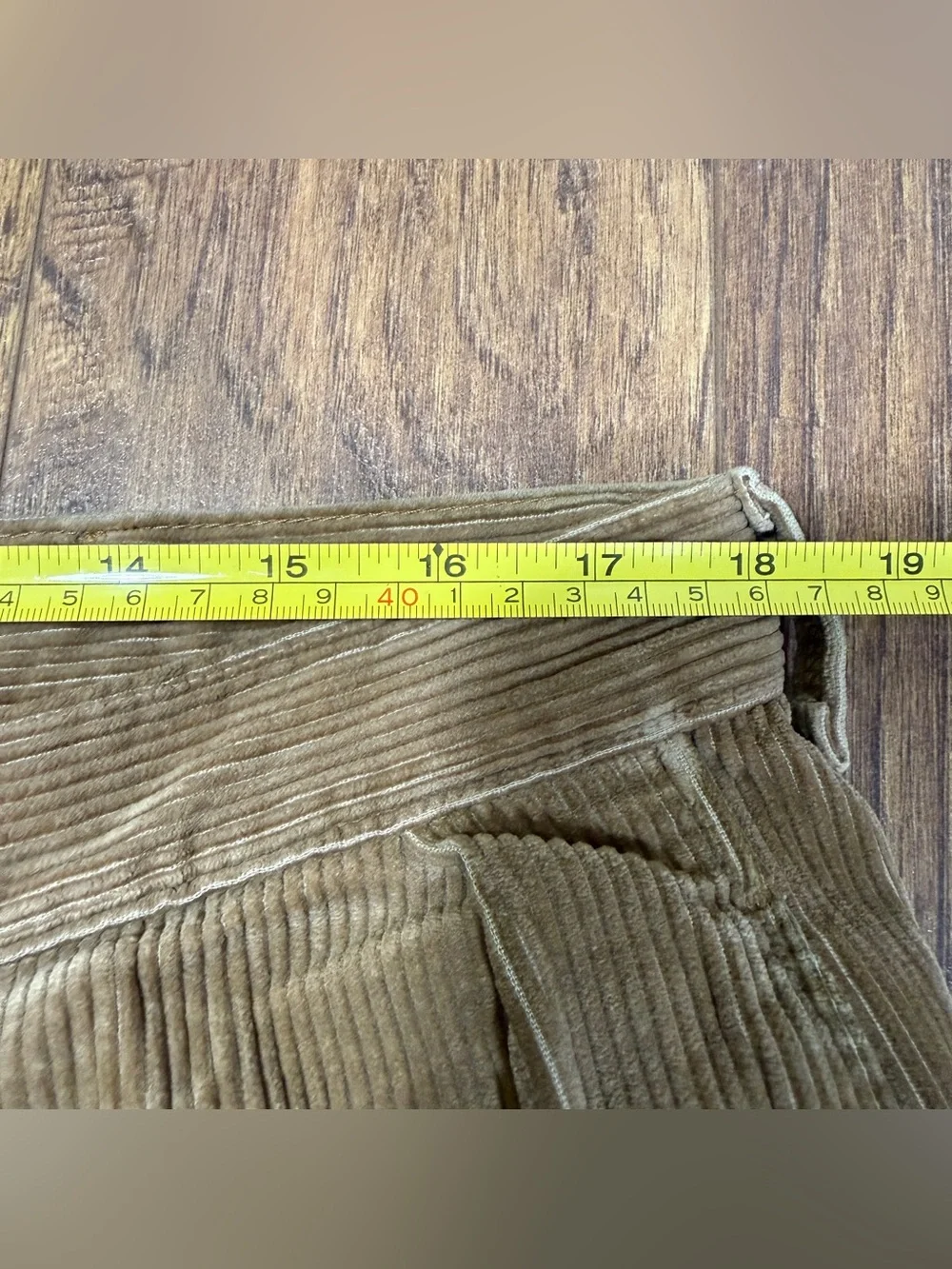Vintage Polo Ralph Lauren Corduroy Pants Men’s 36x34 Tan Brown Made in USA